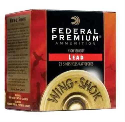 12 Gauge 2-3/4" Lead #6  1-1/4 oz 25 Rounds Federal Shotgun Ammunition